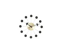 Reloj de Pared Ball Clock Negro/ Latón