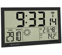 Reloj de pared Bresser MyTime Jumbo LCD Negro 44x33x5 cm.