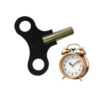 Reloj de pared con llave de viento, teclas de reloj para dar cuerda | Llave de cuerda para reloj de madera,Suministros de reloj sólidos, kit de motor de manivela de reloj mecánico para talleres de rep
