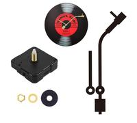 Reloj de pared con mecanismo de silencio retro DIY, reloj de cuarzo acrílico con forma de flor y aguja.