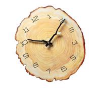 Reloj de pared con pilas, silencios, sin tictac, rústico, reloj de pared, para cocina, baño, decoración de sala de estar, relojes decorativos para estante