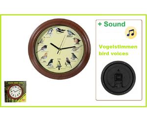 Reloj De Pared Con Sonidos De Aves Para Niños A Cada Hora