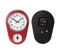 Reloj de Pared con Temporizador de Cocina Retro, Reloj de Pared Digital Retro, Temporizador de Cuenta Regresiva de Cocina, Relojes rústicos Vintage para la decoración de la Sala de Estar del hogar