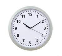 Reloj de pared con tres estantes para almacenamiento seguro de joyas y dinero en efectivo, elegante y funcional (plateado)