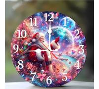 Reloj de Pared de 10 Pulgadas, Ancianos País de las Hadas reloj de pared Moderno Silencioso, Funciona con Pilas, Bonitos Relojes de Pared Decorativo para Sala de Estar, Cocina, Hogar, Dormitorio