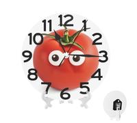 Reloj de pared de 25,4 cm, silencioso, moderno, simple, redondo, decorativo, con texto en inglés "I Love You from My Head", funciona con pilas, para el hogar, oficina, sala de estar, dormitorio