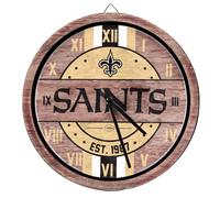 Reloj de pared de barril de la NFL de los New Orleans Saints de FOCO