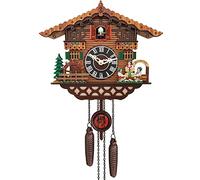 Reloj de Pared de Cuco, con Mecanismo de Cuarzo a Pilas y Llamada de Cucú 45_cm