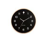 Reloj de pared de madera de abedul Karlsson Natural Cuckoo 6x31,5 cm