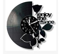 Reloj de Pared de Vinilo Tranquila Enjoy The Silence, la Idea del Regalo con el Modo