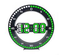 Reloj de pared digital grande estético con un contador de segundos único para mantenerte en el camino en todo momento (verde)