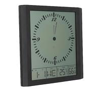 Reloj de Pared Digital Grande Portátil de 8,6 Pulgadas, Termómetro, Higrómetro, Reloj de Mesa con Pantalla en Tiempo Real [monitoreo de Condiciones Interiores], Caja de Plástico,