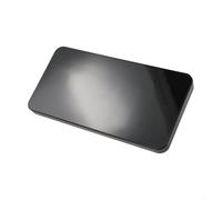 Reloj de pared digital LED con área de visualización ampliada que muestra la hora, fecha y semana y equipado con 3 pasos de ajuste de brillo (azul)