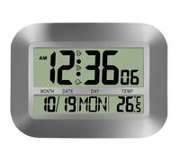 Reloj de pared eléctrico digital, reloj digital de mesa - Reloj de pared digital Pantalla LCD Reloj despertador de escritorio - Reloj multifuncional con fecha, función de visualización de temperatura
