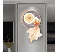 Reloj de pared grande, diseño analógico silencioso moderno, fácil de leer, ideal para dormitorio, sala de estar, oficina, decoración de casa de campo