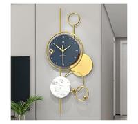 Reloj de Pared Grande Metal Relojes Grandes, Reloj De Pared Con Decoración De Lujo, Luz Minimalista, Comedor En El Hogar, Moda, Personalidad Creativa, Arte, Estrella, Reloj, Para, Decoración, 38 * 78