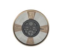 Reloj de Pared Home ESPRIT Negro Dorado Metal Cristal Vintage 80 x 9,5 x 80 cm - Marca: Home ESPRIT - EAN: 8424002178543