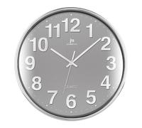 Reloj De Pared Lowell 00816G JUSTAMINUTE Gris Y Cromo