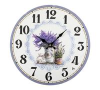 Reloj De Pared Lowell JUSTAMINUTE Lavanda Multicolor