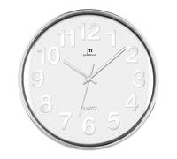 Reloj De Pared Lowell JUSTAMINUTE, Modelo 00816B, Blanco, Para Un Look Y