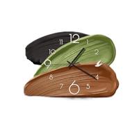 Reloj De Pared Moderno 3D Abstracto, Textura Efecto Pintura Acrílica, Reloj Silencioso De Cuarzo, Diseño Minimalista WABI Sabi En Resina para Salón Y Dormitorio A One Size