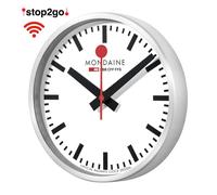 Reloj De Pared Mondaine Smart Stop2Go WiFi, MSM.25S11 Diámetro 25cm