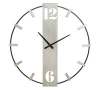 RELOJ DE PARED PLATEADO