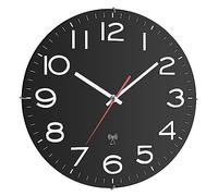 Reloj de pared radio TFA 60.3509 (negro)