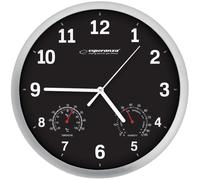 Reloj de pared redondo Lyon (negro) - ESPERANZA