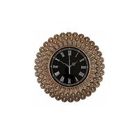 Reloj de Pared Retro de Cristal de Pavo Real: silencioso, Funciona con Pilas y no Hace tictac. Ideal para Dormitorio, Cocina, hogar y Oficina.