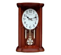 Reloj de pared rústico vintage con péndulo oscilante para sala de estar, cocina, oficina y decoración de estantes
