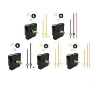 Reloj de pared silencioso de rosca larga para una hora precisa y bajo consumo de energía, para reemplazo y reparación de relojes de 30 a 35 cm de diámetro (C)