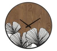 RELOJ DE PARED SUPER MADERA/HOJA