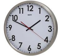 Reloj de Pared Unity, Gairn, Barrido Silencioso, Blanco, 30 cm