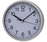 Reloj de Pared Unity, Radcliffe, Barrido silencioso, Moderno, Plateado, 20 cm