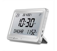 Reloj de pared y escritorio islámico con 8 sonidos de oración Azan digitales mundiales B