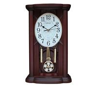 Reloj de péndulo de campana vintage, reloj rústico para sala de estar, oficina y decoración de estantes, diseño antiguo con péndulo oscilante, acento ideal para chimenea