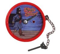 Reloj de Penetración para Trucos de Magia, Accesorios de Ilusión, Accesorios de Espectáculo de Plano, Divertidos para Mentalismo, Juguetes Que Desaparece (Roja)
