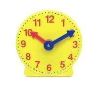 Reloj de pl stico mini con engranajes hand2mind, kit de aprendizaje para el aula, reloj para que los ni os aprendan a decir la hora, reloj de pr