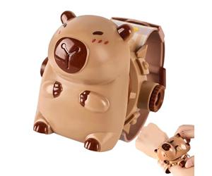 Reloj De Proyector Digital - Wallwatch De Proyección Capybara | 24 Patrones Ajustables Reloj De Juguete | Pantalla Digital Para Niños Y Niñas De 3 A 8 Años, Regalo Educativo Para Jardín De Infantes, C