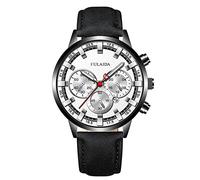 Reloj de pulsera analógico de cuarzo con correa de acero inoxidable para hombre, B, talla única