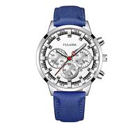 Reloj de pulsera analógico de cuarzo con correa de acero inoxidable para hombre, J, talla única