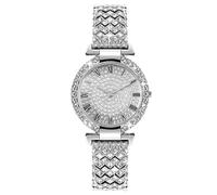 Reloj de pulsera analógico de cuarzo para mujer, de metal, casual, con segundero para enfermeras, plata, talla única