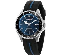Reloj De Pulsera Analógico Para Hombre Con Correa De Silicona Negra USE51161037