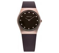 Reloj De Pulsera Bering Para Dama Slim Classic - 11927-262 Con Correa De Malla