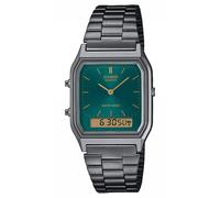 Reloj De Pulsera CASIO Collection Edgy Ana-Digi Gris/Verde AQ-230EGG-3AEF