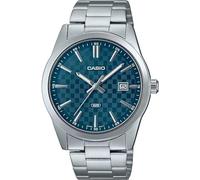 Reloj de pulsera CASIO Collection - MTP-VD03D-2A2 correa color: Gris plata Dial Azul noche Hombre