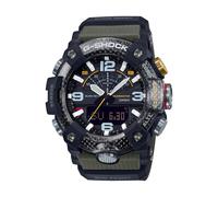 Casio Reloj Cuarzo Hombre 43.00mm con dial Digital Negro y Correa de Resina Caqui GG-B100-1A3ER