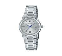 Reloj de Pulsera CASIO LTP-V002D-7B3UDF Analógico para Mujer Color Plateado Correa Acero inoxida