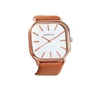 Reloj de pulsera cuadrada: reloj elegante de mujeres pequeñas, movimiento de cuarzo analógico fácil de lectura, diseño ligero de 0.06 kg con elegante | Opción de regalo de uso de trabajo diario para e